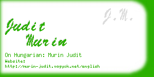 judit murin business card